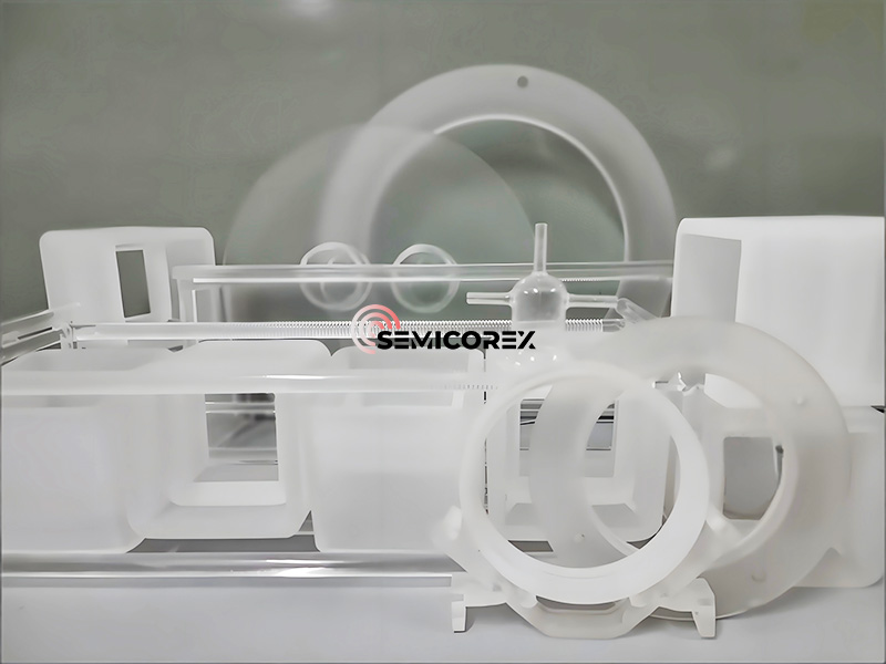 ما هو الضغط على أجزاء زجاج الكوارتز